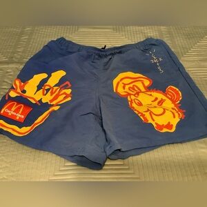Cactus Jack Travis Scott x McDonald’s Mens nylon shorts size L